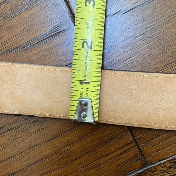 Vintage Western Tony Lama Leather Belt, size 38, brown leather - Picture 8 of 8